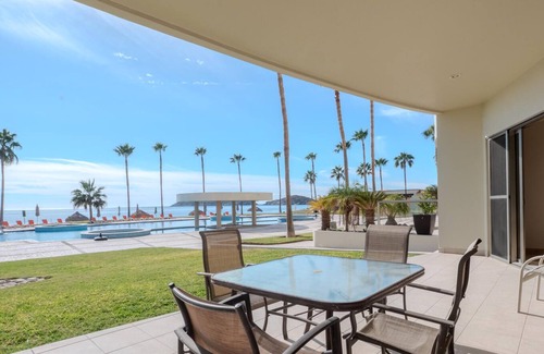San Carlos Condo | Premier Playa Blanca Condo 103: 2 BR, 2BA, Beachfront,Ground Level,Hotel Service
