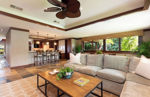 Kaupulehu House | Premier 5BR Hualalai Estate—Infinity Pool, 2 Golf Carts, Ocean Vistas