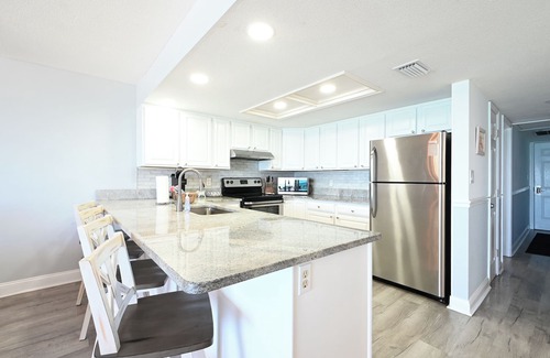 Indian Shores Condo | Premier, newly renovated luxury beachfront (top-floor) condo on the Gulf coast.