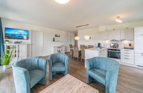 Schillig Apartment | Premiumapartment in Toller Lage am Deich mit Sauna, Großem Balkon und Meerblick - Nordseeresort
