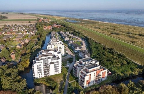 Schillig Apartment | Premiumapartment in Toller Lage am Deich mit Sauna, Großem Balkon und Meerblick - Nordseeresort