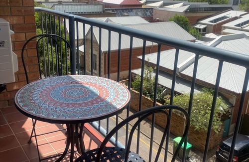 Adelaide Central Business District Apartment | Prime location in heart of Adelaide City with Hills balcony view