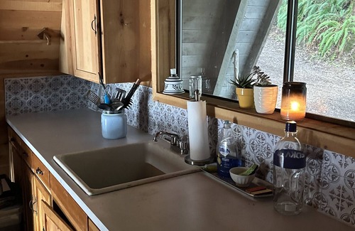Brookings Cabin | Private Aframe cabin on 17acres of the Chetco River
