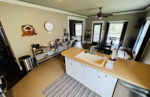 East Jordan House | Private DOCK & BEACH on Lake Charlevoix/Boat Rental/Golf-Cart/RV Parking
