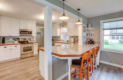 Maple City House | Private Dock: Newly Renovated Home Near Bear Dunes