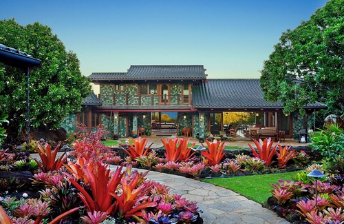 Kilauea House | Private estate on 12 lush acres, ocean views, path to beach, main house plus two guest cottages!