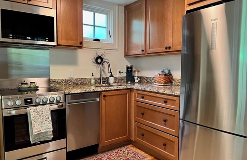 York Harbor Apartment | Private gardens and a five-minute walk to York Harbor Beach!