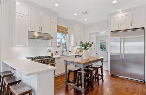 San Jacinto House | Private heated pool, 3 blocks to the beach