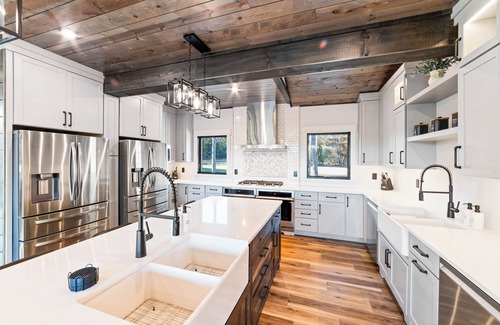 Minong Cabin | Private Lakeside Mansion - Heated Pool - Two Hot tubs - Home Theater - 10000SF