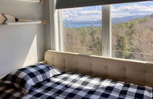 Diamond Point House | Private Lakeview House Lake George- 4BR 4.5BA with Hot Tub