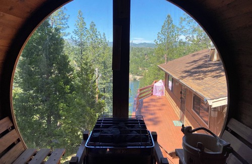 Groveland House | Private Lakeview Yosemite House El Capitan - Panoramic Sauna, HotTub, WiFi & AC