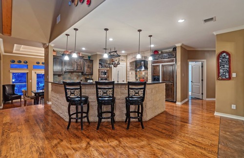 Stone Oak House | Private Luxury Resort, 2 Pools, Hot Tub, Elevated Playground Can Sleep Up to 18