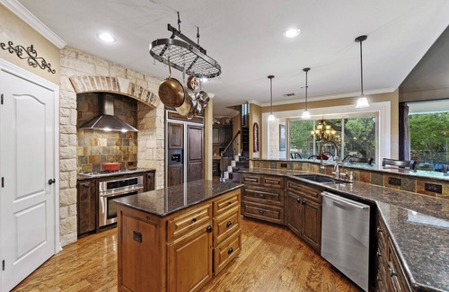 Stone Oak House | Private Luxury Resort, 2 Pools, Hot Tub, Elevated Playground Can Sleep Up to 18