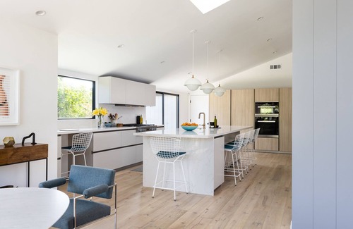 Hedgerow House | Private Montecito Modern Luxury w pool/spa on an acre. Pets, walk to everything.