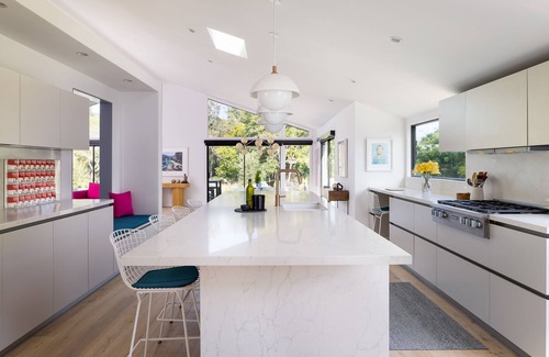 Hedgerow House | Private Montecito Modern Luxury w pool/spa on an acre. Pets, walk to everything.