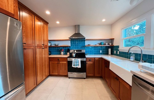 Westhaven-Moonstone House | Private oasis, convenient location in Trinidad w/hot tub, sauna & ocean views!