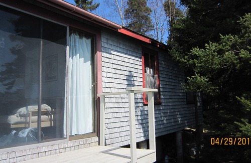 Bar Harbor Cottage | Private Ocean side rustic cottage with beach Bar Harbor