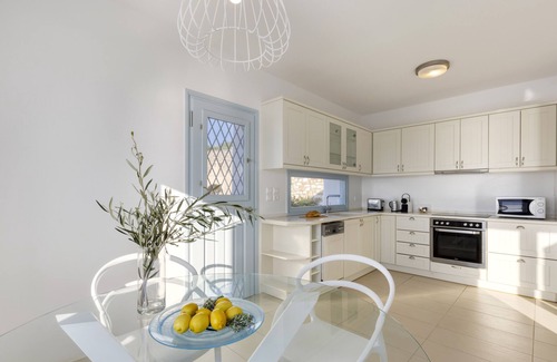 Nea Cryssi Akti Villa | Private pool, Breathtaking Panoramic View to the Sea & Sunset