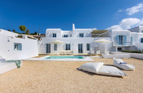 Nea Cryssi Akti Villa | Private pool, Breathtaking Panoramic View to the Sea & Sunset