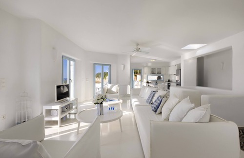 Nea Cryssi Akti Villa | Private Pool, Breathtaking Panoramic View to the Sea & Sunset