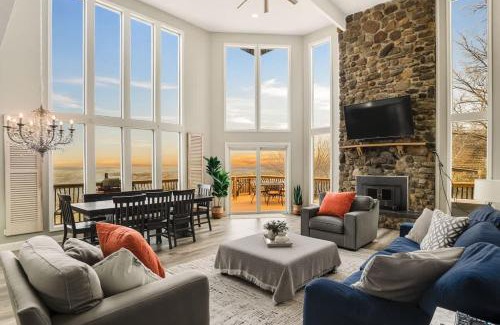 Mid America House | Private Pool Mountain Top Views & Home Theater