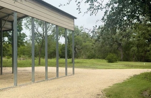 Castroville House | Private RV site in Castroville with water and electric hookups, grill, fire pit