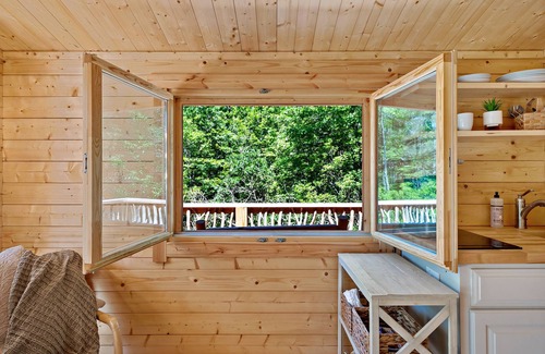 Marion Cabin | PRIVATE Tiny Cabin+90 acres of hiking+baby goats