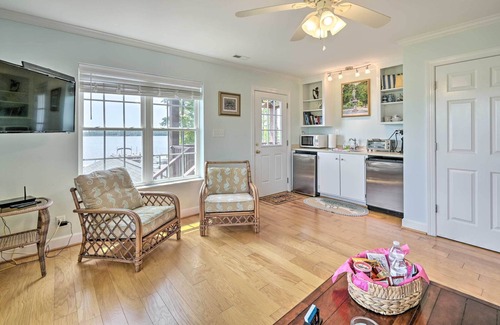 Belhaven Condo | Prized Riverfront Condo w/ Fishing On-Site!