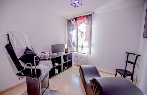 Walbourg Apartment | PRoJET KUROI - Love Room - Swing, Spanking bench, Cage, Cross, Tantra