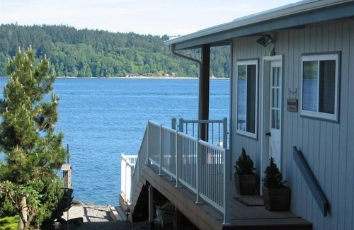 Olalla Cabin | Puget Sound Beachfront Cabin near Gig Harbor, WA. Gone Fishin’ Cabin.
