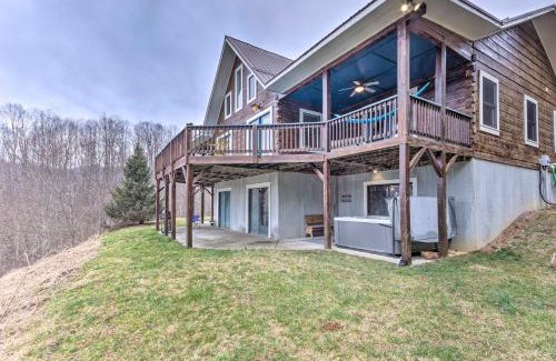 Creston House | Quaint Creston Hideaway with Mtn Views and Hot Tub!
