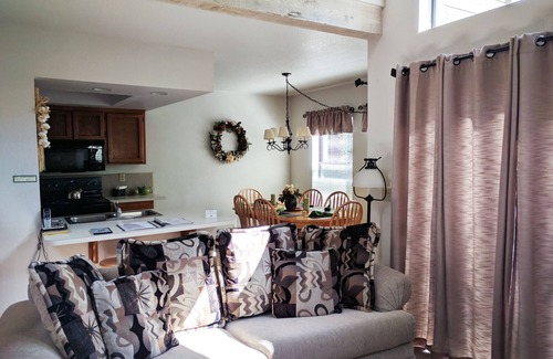 Pinetop Villa | Quality Hill Resort Villa, Unit 30, resort community among the tall pines