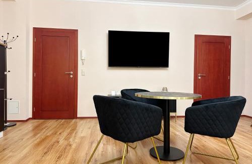Weimar Apartment | Quartier Victoria - Exklusives Souterrain-Studio am Goethepark mit Küche