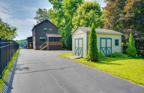 Lake George House | Queensbury Lakefront Home Screened Porch and Views!