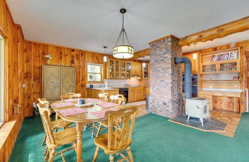 Lake George House | Queensbury Lakefront Home: Screened Porch & Views!