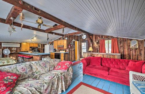 Lake George House | Quiet Cabin on Glen Lake with Boat Dock and Deck!