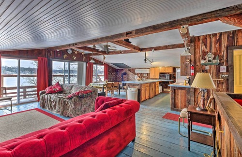Lake George Cabin | Quiet Cabin on Glen Lake w/Boat Dock & Deck!