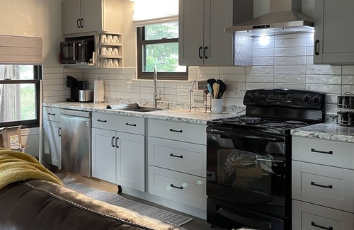 Spring Branch Cabin | Quiet country setting in the Texas Hill Country. Vineyards,state parks in area.