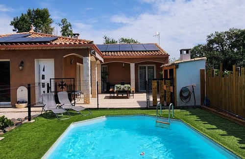 Saint-Thibery Villa | Quiet family villa not overlooked, Bbq, private pool, close to the sea