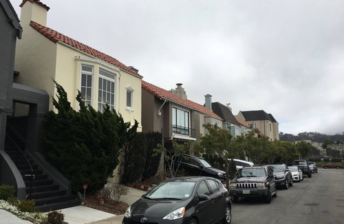 Lone Mountain Apartment | Quiet Garden Apt., geographic center of The City