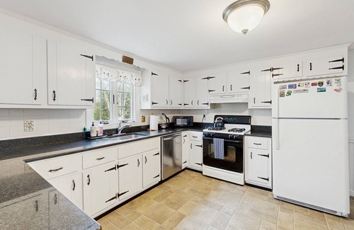South Yarmouth House | Quiet home in central location with deck, W/D, & large yard