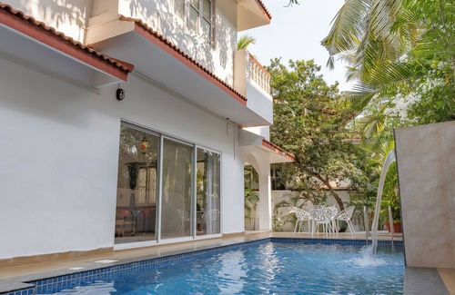 Bastora House | Quiet & Serene pool villa in the heart of Goa private pool/kids pool/patio/lawn