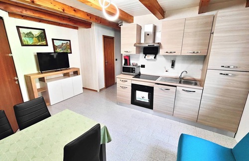 Montan-Angelin-Arensod Apartment | Quiet Two-Room Apartment with Parking Space - Casa Montan