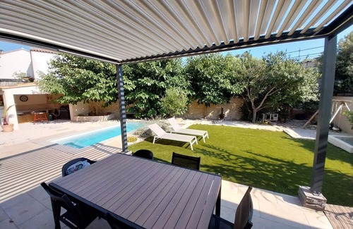 Sausset-les-Pins Villa | Quiet villa with swimming pool, 300m from the sea, shops and port