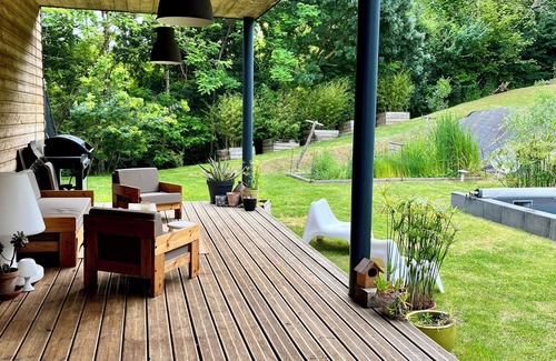 Corbarieu Villa | Quiet wooden house, air conditioning, swimming pool.