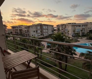 Mehdya Apartment | Résidence Kenz Mehdia - Très jolie appartement vue sur piscine