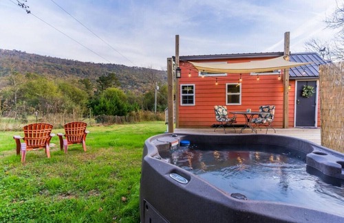 Wildwood House | Redbud Tiny Home with a Hot Tub and Mountain Views