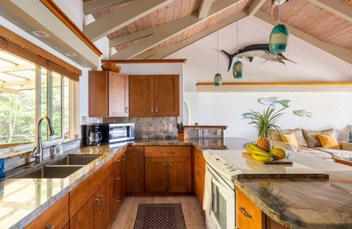 Kahaluu Bay Villa | Reefside Suite at Seaspray Ocean View
