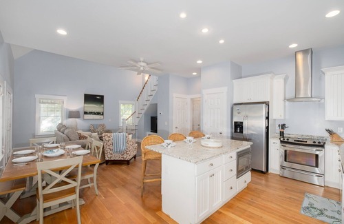 Cape Fear Station House | Reel Life tucked into a pretty, wooded bend in prestigious Cape Fear Station!