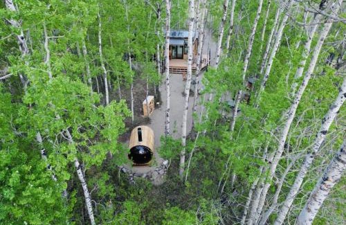 Central Alberta Other | Refuge Bay's Aqua Tiny Home - Luxury Off Grid Escape